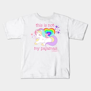 Not my pajamas Kids T-Shirt